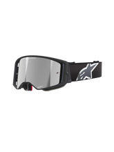 Load image into Gallery viewer, Alpinestars Supertech Corp Goggles With Mirror Silver Lens - Black/Grey