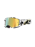 Alpinestars Supertech Corp Goggles With Mirror Gold Lens - White/Gold