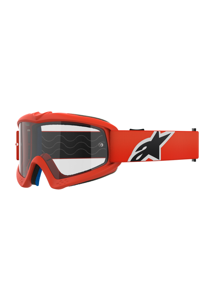 Alpinestars Vision Youth Corp Goggle With Clear Lens - Orange