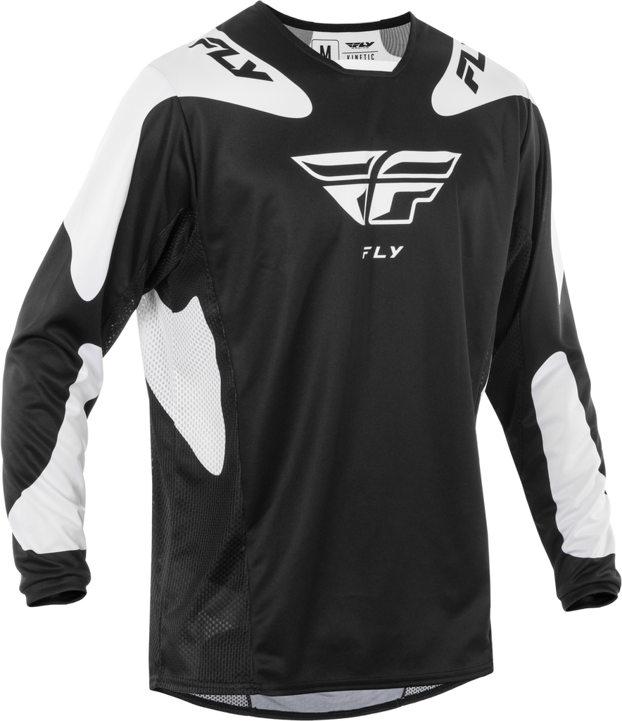 Fly Racing 2025 Kinetic Sym Jersey - Black/White