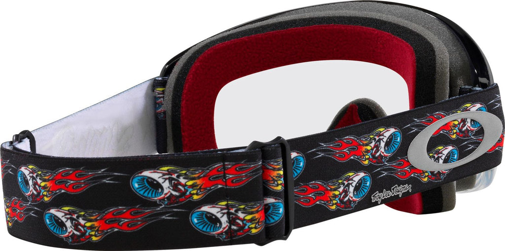 Oakley O Frame 2.0 XS Pro Troy Lee Designs Eyeballs Goggles With Clear Lens