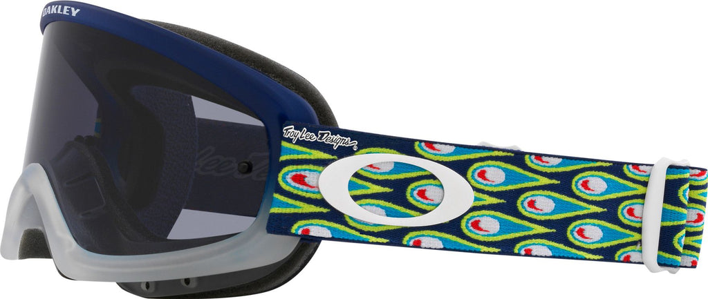 Oakley O Frame 2.0 Pro XS (Youth Fit) TLD Speed Bubbles Navy Goggles With Dark Grey Lens
