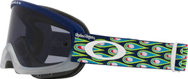 Oakley O Frame 2.0 Pro XS (Youth Fit) TLD Speed Bubbles Navy Goggles With Dark Grey Lens