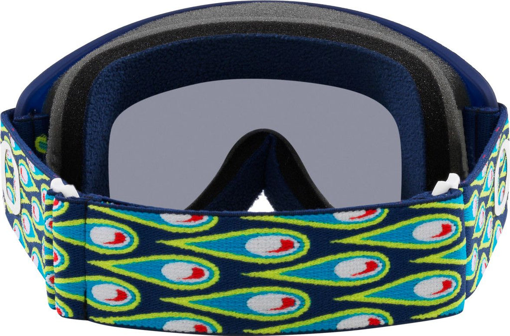 Oakley O Frame 2.0 Pro XS (Youth Fit) TLD Speed Bubbles Navy Goggles With Dark Grey Lens