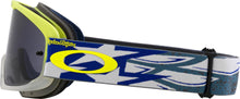 Load image into Gallery viewer, Oakley O Frame 2.0 Pro MTB TLD Blue Wings Straps Goggles With Dark Grey Lens