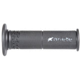 ARIETE MOTORCYCLE HAND GRIPS - SUPERBIKE - ESTORIL - 120mm Open End - BLACK WHITE