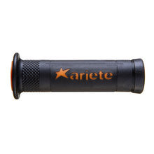 Load image into Gallery viewer, ARIETE MOTORCYCLE HAND GRIPS - ROAD - ARIRAM - BLACK ORANGE