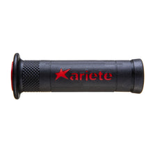 Load image into Gallery viewer, ARIETE MOTORCYCLE HAND GRIPS - ROAD - ARIRAM - BLACK RED