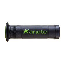 Load image into Gallery viewer, ARIETE MOTORCYCLE HAND GRIPS - ROAD - ARIRAM - BLACK GREEN
