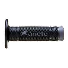 Load image into Gallery viewer, ARIETE MOTORCYCLE HAND GRIPS - OFF ROAD - VULCAN - BLACK GREY