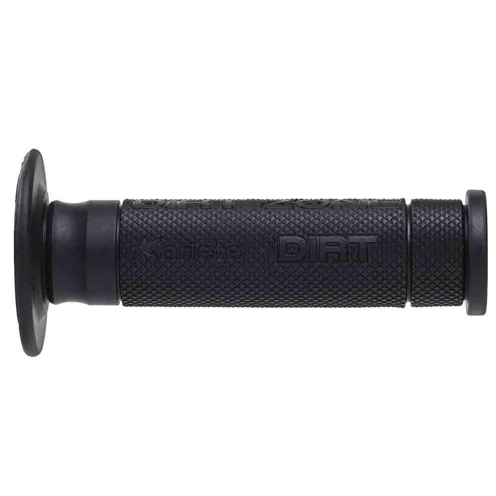 ARIETE MOTORCYCLE HAND GRIPS - OFF ROAD - DIRT ZONE 135mm Open End - BLACK