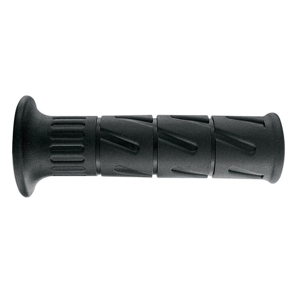 ARIETE MOTORCYCLE HAND GRIPS - ROAD - KAWASAKI STYLE - 125mm Open End - BLACK