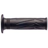 ARIETE MOTORCYCLE HAND GRIPS - ROAD - YAMAHA STYLE - 120mm Open End - BLACK