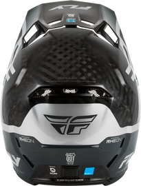 Fly Racing Formula S Carbon Byte Helmet - Black Carbon/Grey/Silver
