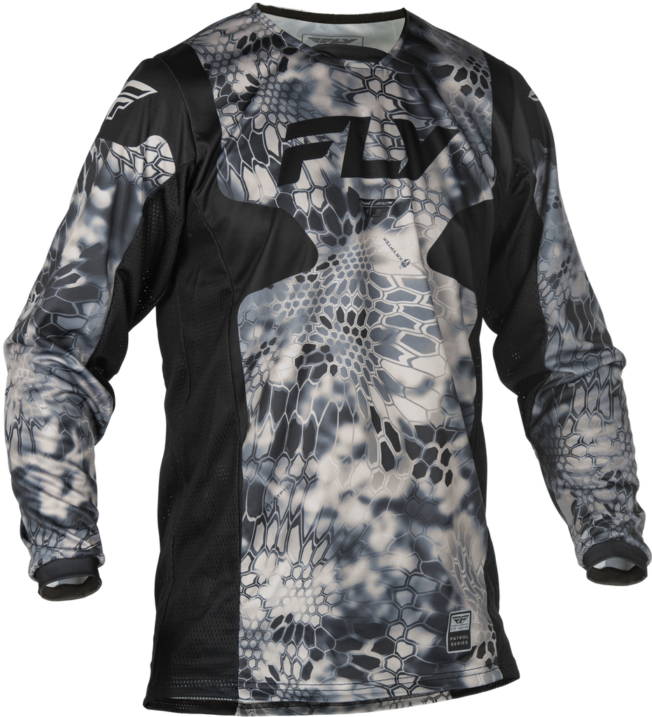 Fly Patrol Kryptek Jersey - Grey Black