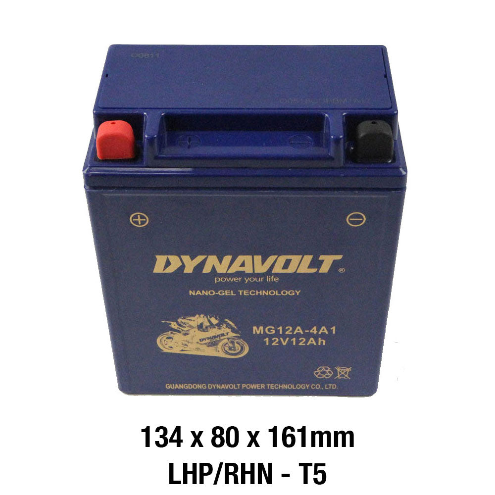 DYNAVOLT MG12A-4A1 BATTERY 12V AGM Nano Gel 12Ah