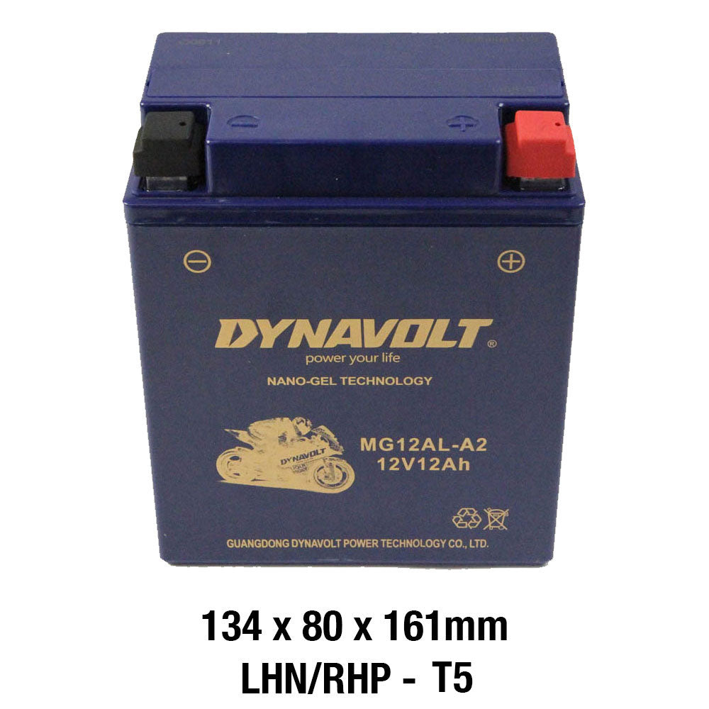 DYNAVOLT MG12AL-A2 BATTERY 12V AGM Nano Gel 12Ah