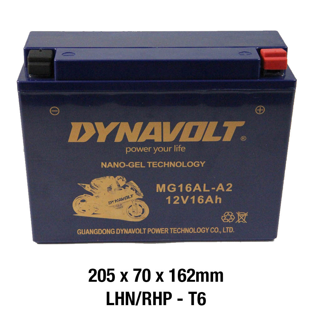 DYNAVOLT MG16AL-A2 BATTERY 12V AGM Nano Gel 16Ah