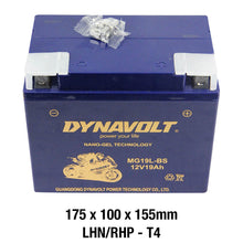 Load image into Gallery viewer, DYNAVOLT MG19L-BS