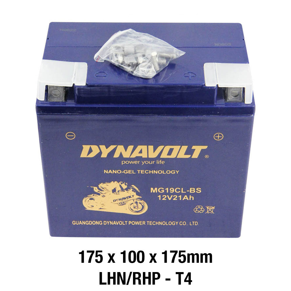 DYNAVOLT MG19CL-BS BATTERY 12V AGM FA Nano Gel 19Ah