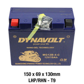 DYNAVOLT MG12B-4-C BATTERY 12V AGM FA Nano Gel 11Ah