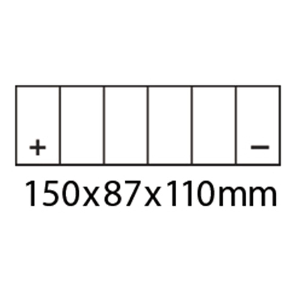 DYNAVOLT MG14ZS-C BATTERY 12V AGM FA Nano Gel 12Ah