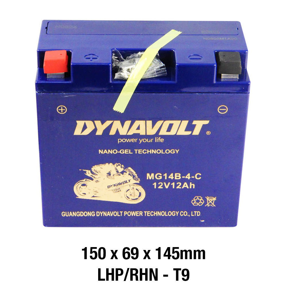 DYNAVOLT MG14B-4-C BATTERY 12V AGM FA Nano Gel 12Ah