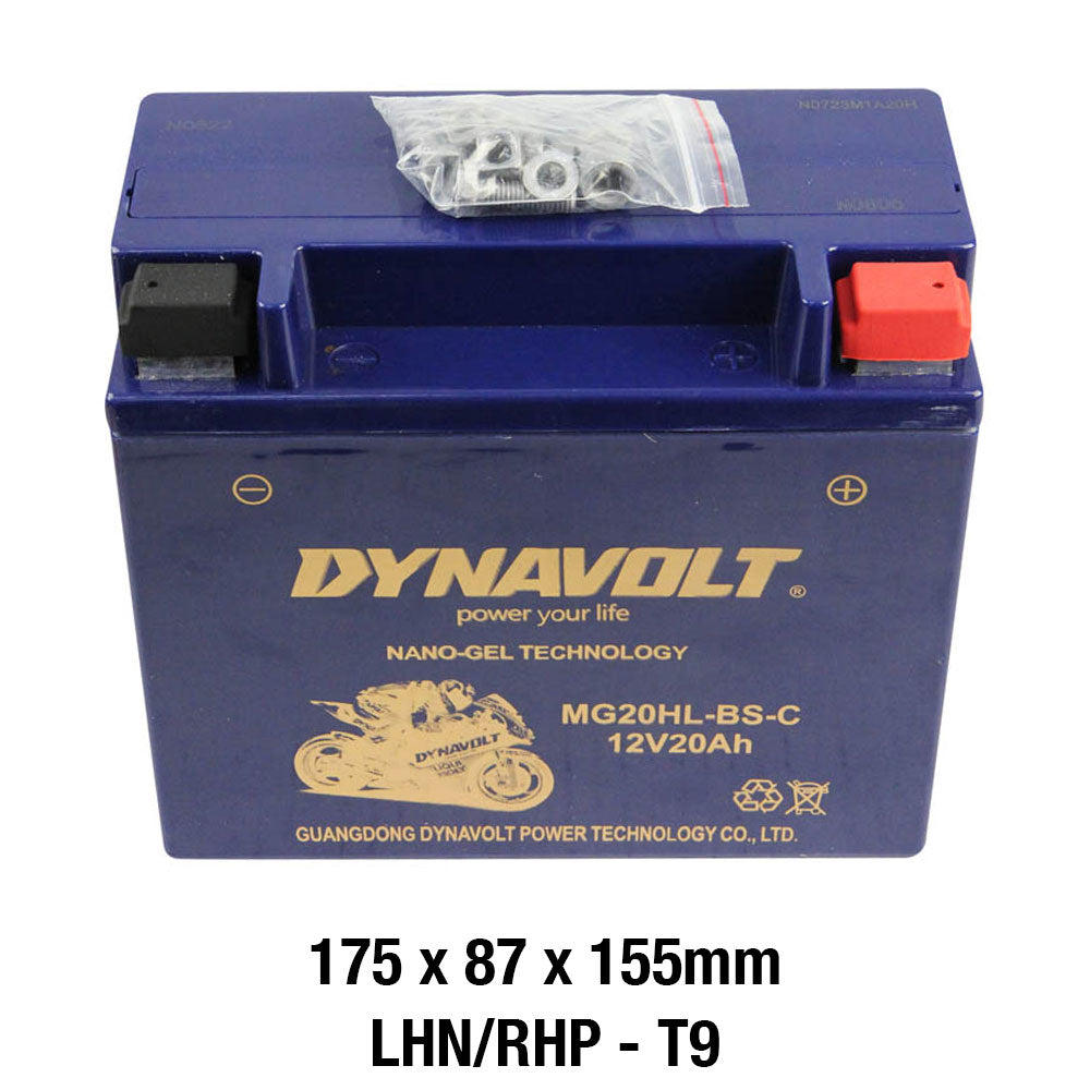 DYNAVOLT MG20HL-BS-C BATTERY 12V AGM FA Nano Gel 20Ah