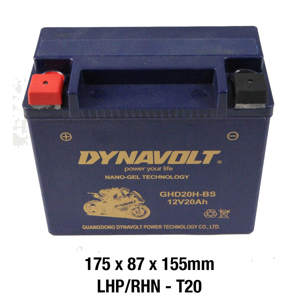 DYNAVOLT GHD20H-BS BATTERY12V AGM FA Nano Gel 20Ah