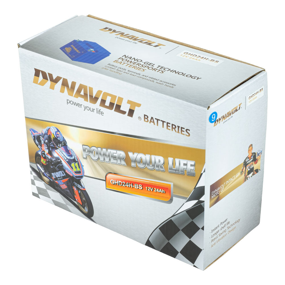 DYNAVOLT GHD24H-BS BATTERY 12V AGM FA Nano Gel 24Ah