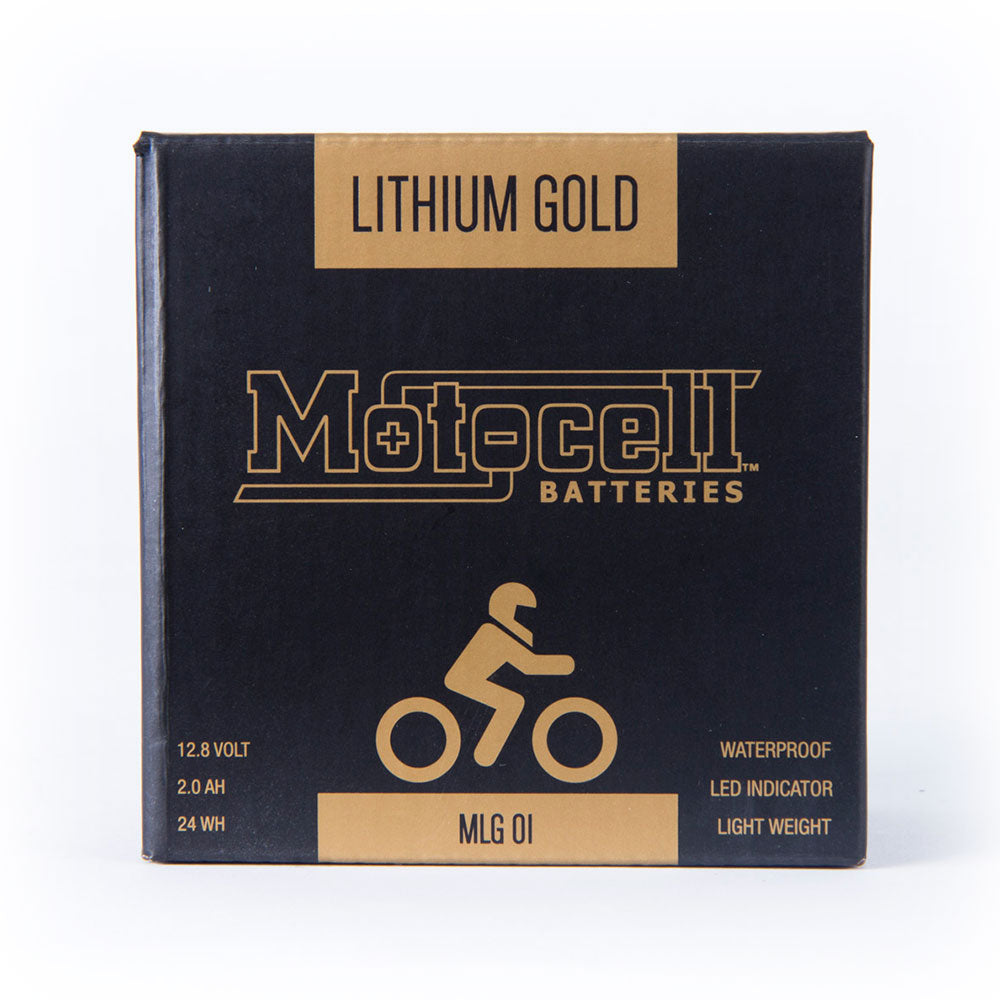 MOTOCELL LITHIUM GOLD MLG01 BATTERY 24WH LiFePO4
