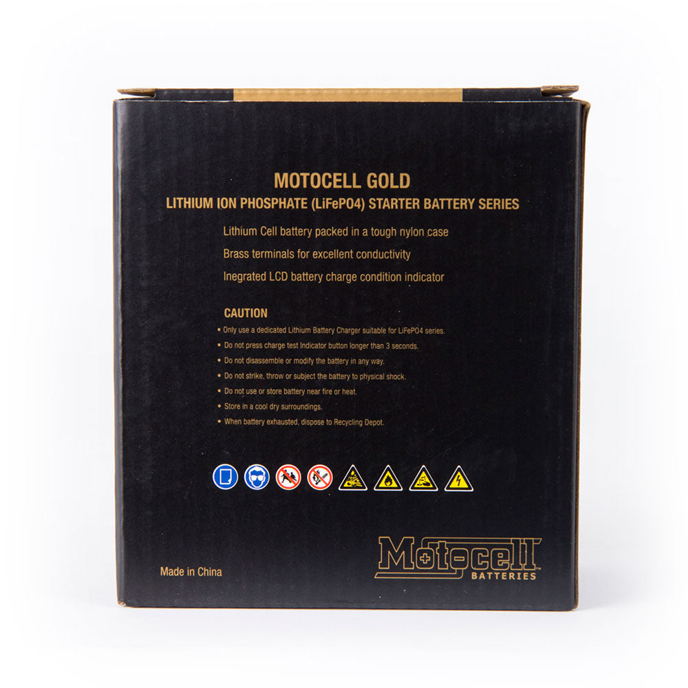 MOTOCELL LITHIUM GOLD MLG7L BATTERY 24WH LiFePO4