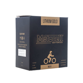 MOTOCELL LITHIUM GOLD MLG8 BATTERY 30.72WH LiFePO4