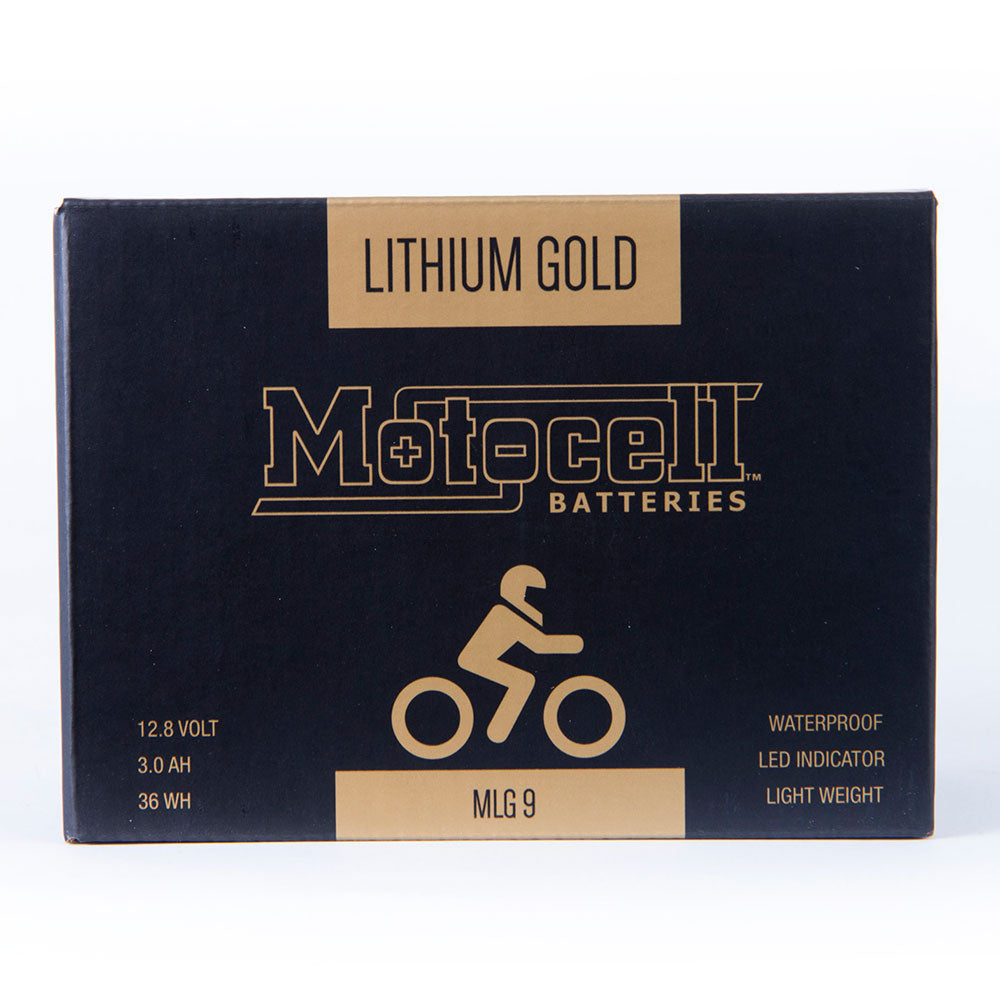 MOTOCELL LITHIUM GOLD MLG9 BATTERY 36WH LiFePO4