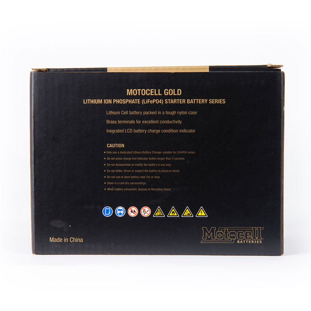 MOTOCELL LITHIUM GOLD MLG9L BATTERY 36WH LiFePO4