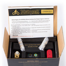 Load image into Gallery viewer, MOTOCELL LITHIUM GOLD MLG9L BATTERY 36WH LiFePO4