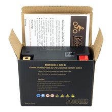 Load image into Gallery viewer, MOTOCELL LITHIUM GOLD MLG12L BATTERY 29.4WH LiFePO4