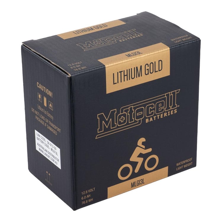 MOTOCELL LITHIUM GOLD - HJ13L-FP 3.5AH 42WH (DG9.2 - UN3480)