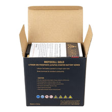 Load image into Gallery viewer, MOTOCELL LITHIUM GOLD - HJ13L-FP 3.5AH 42WH (DG9.2 - UN3480)
