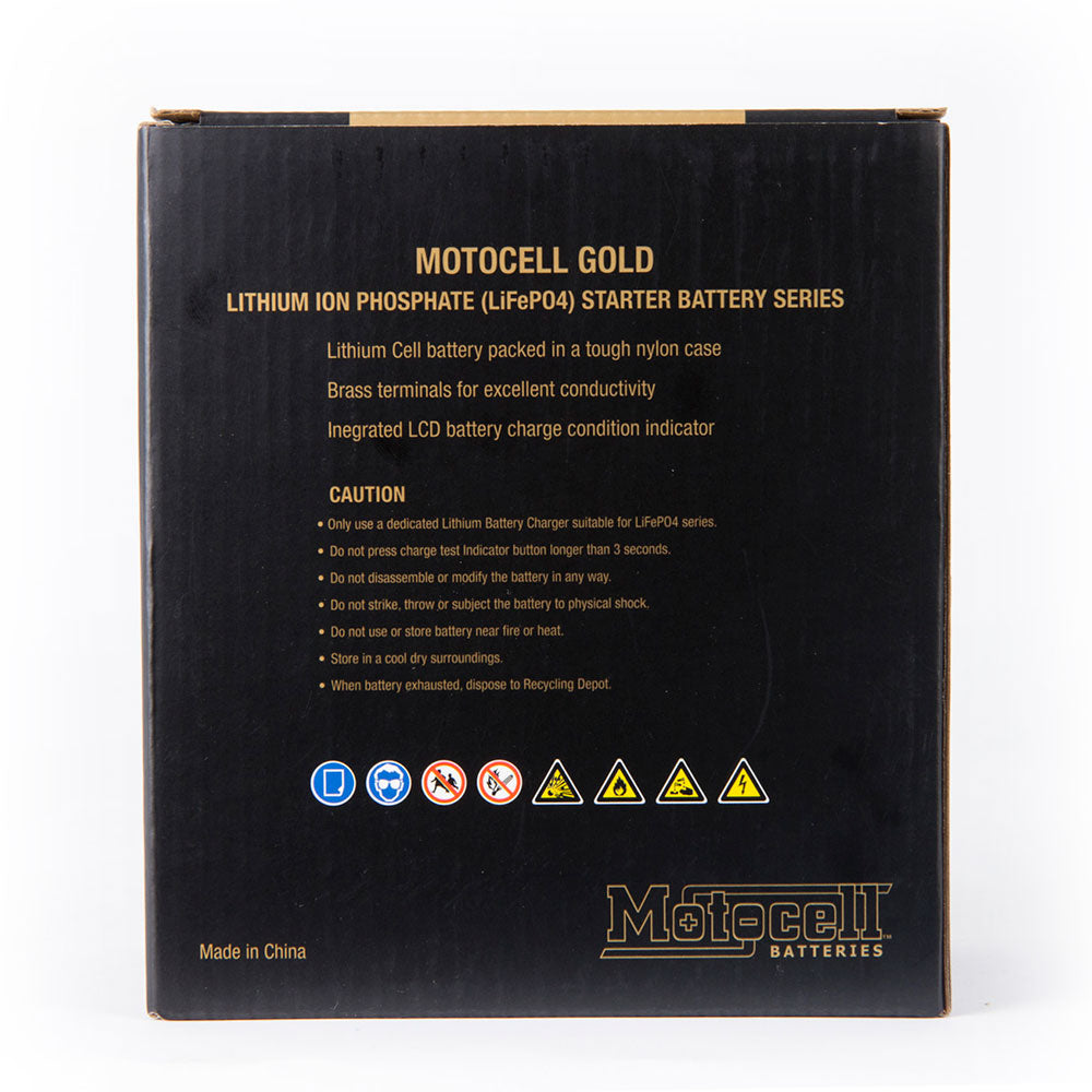 MOTOCELL LITHIUM GOLD MLG14B BATTERY 48WH LiFePO4