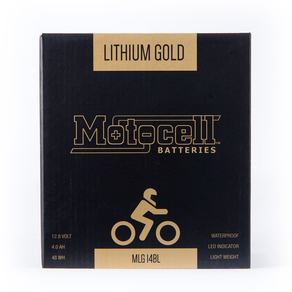 MOTOCELL LITHIUM GOLD MLG14BL BATTERY 48WH LiFePO4