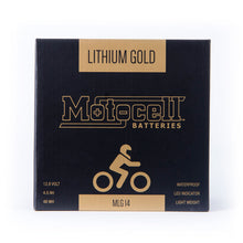 Load image into Gallery viewer, MOTOCELL LITHIUM GOLD MLG14 BATTERY 48WH LiFePO4