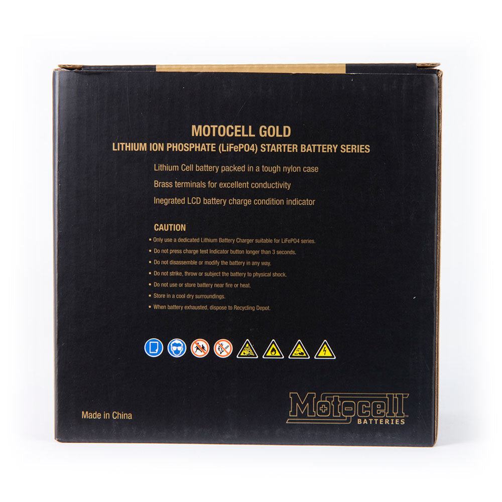 MOTOCELL LITHIUM GOLD MLG14 BATTERY 48WH LiFePO4