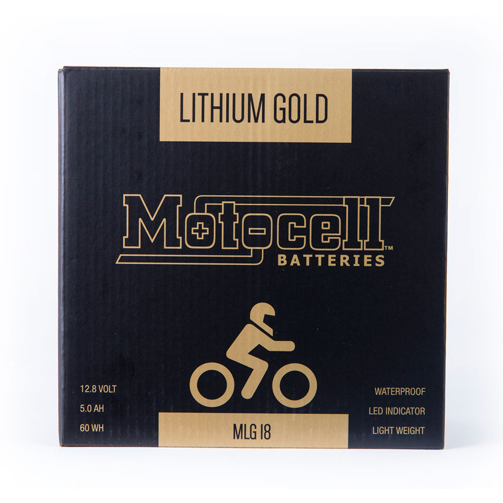 MOTOCELL LITHIUM GOLD MLG18 BATTERY 60WH LiFePO4