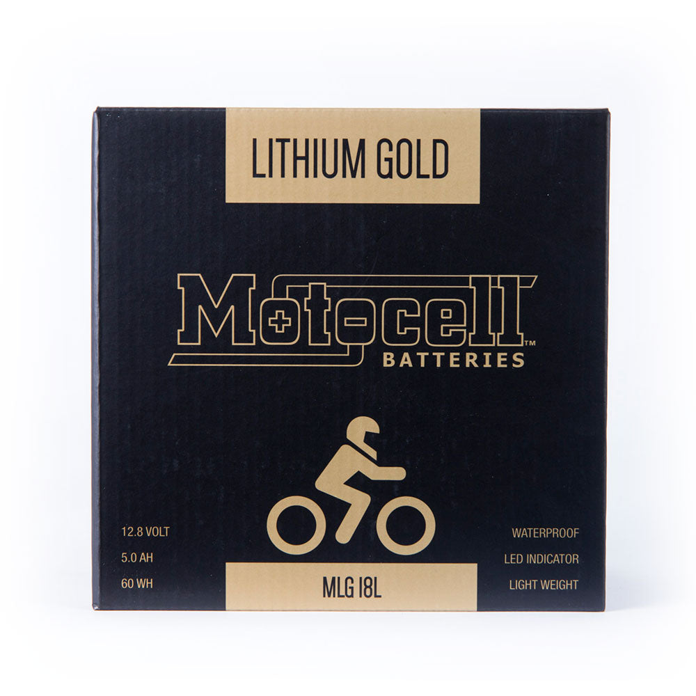 MOTOCELL LITHIUM GOLD MLG18L BATTERY 60WH LiFePO4