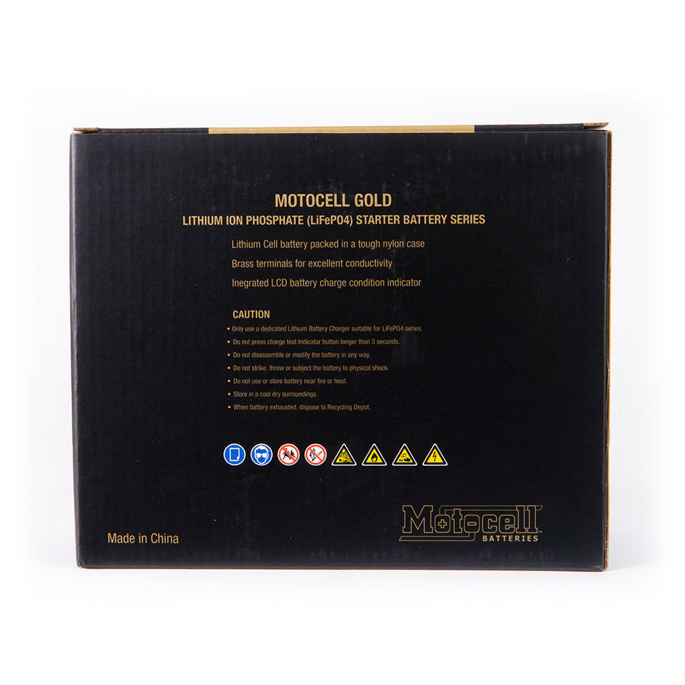 MOTOCELL LITHIUM GOLD MLG21 BATTERY 72WH LiFePO4