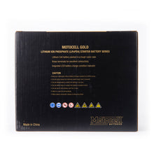 Load image into Gallery viewer, MOTOCELL LITHIUM GOLD MLG21L BATTERY 72WH LiFePO4