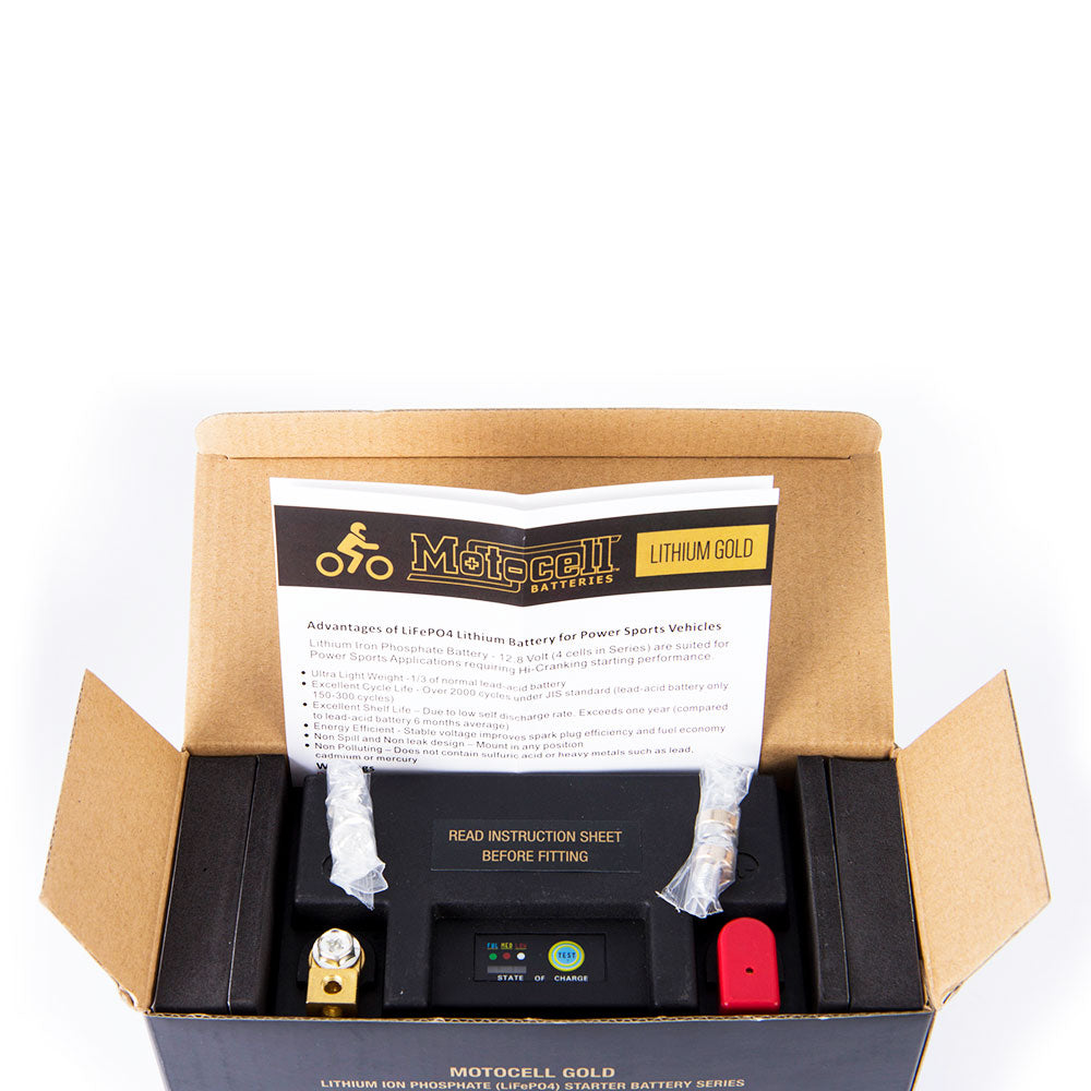 MOTOCELL LITHIUM GOLD MLG21L BATTERY 72WH LiFePO4