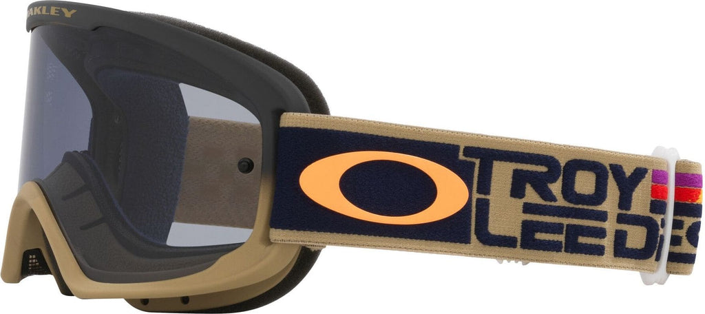 Oakley O Frame 2.0 Pro MTB Troy Lee Designs Futuro Goggles With Light Grey Lens