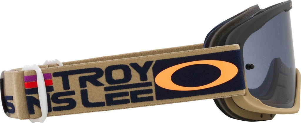 Oakley O Frame 2.0 Pro MTB Troy Lee Designs Futuro Goggles With Light Grey Lens